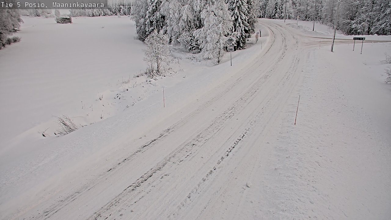 Weather Camera Image Road 5 Posio, Maaninkavaara, Posio, Lappi