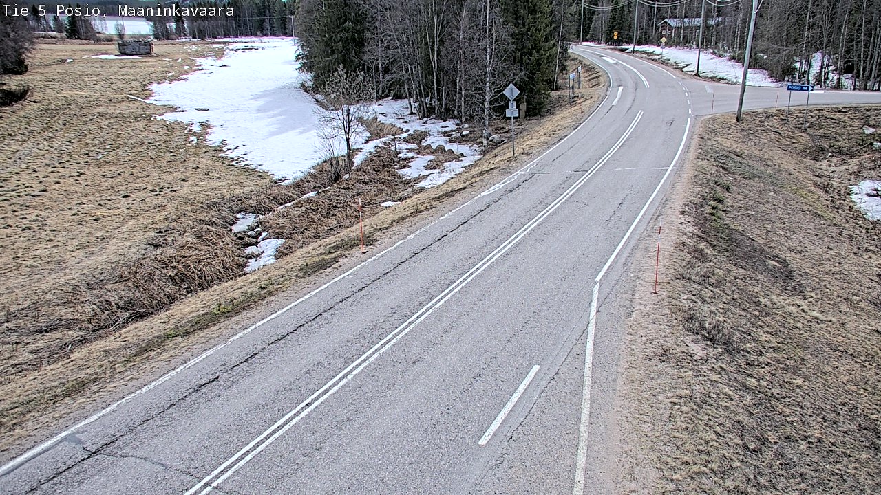Kelikamerat Kuva Tie 5 Posio, Maaninkavaara, Posio, Lappi