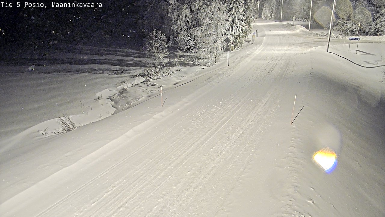 Weather Camera Image Road 5 Posio, Maaninkavaara, Posio, Lappi