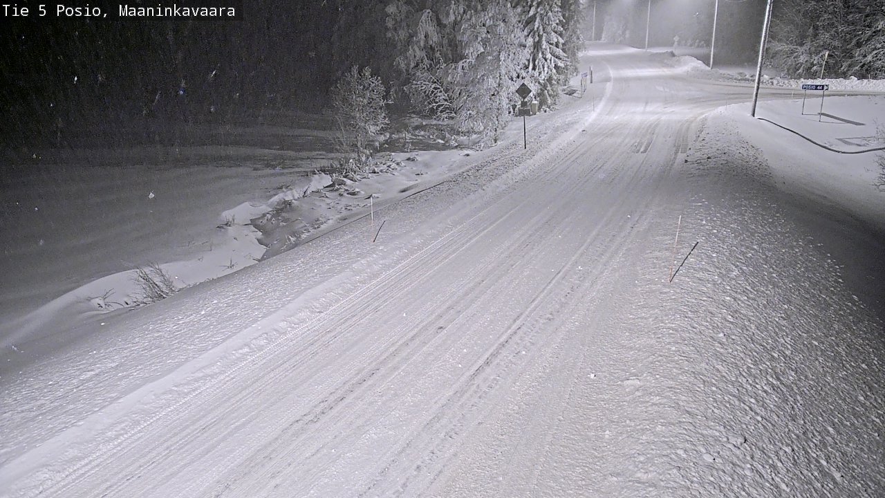 Weather Camera Image Road 5 Posio, Maaninkavaara, Posio, Lappi