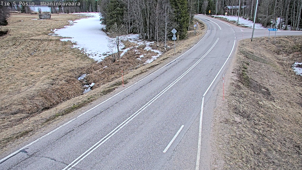 Kelikamerat Kuva Tie 5 Posio, Maaninkavaara, Posio, Lappi