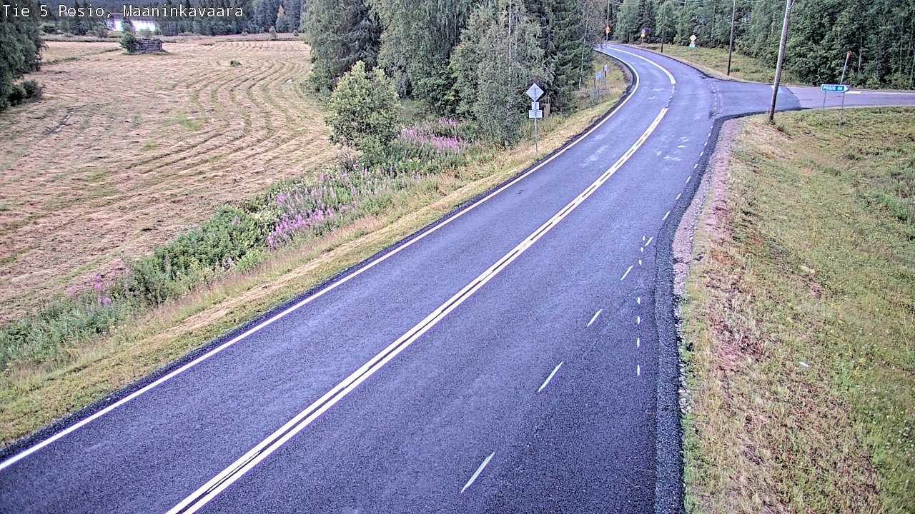Kelikamerat Kuva Tie 5 Posio, Maaninkavaara, Posio, Lappi
