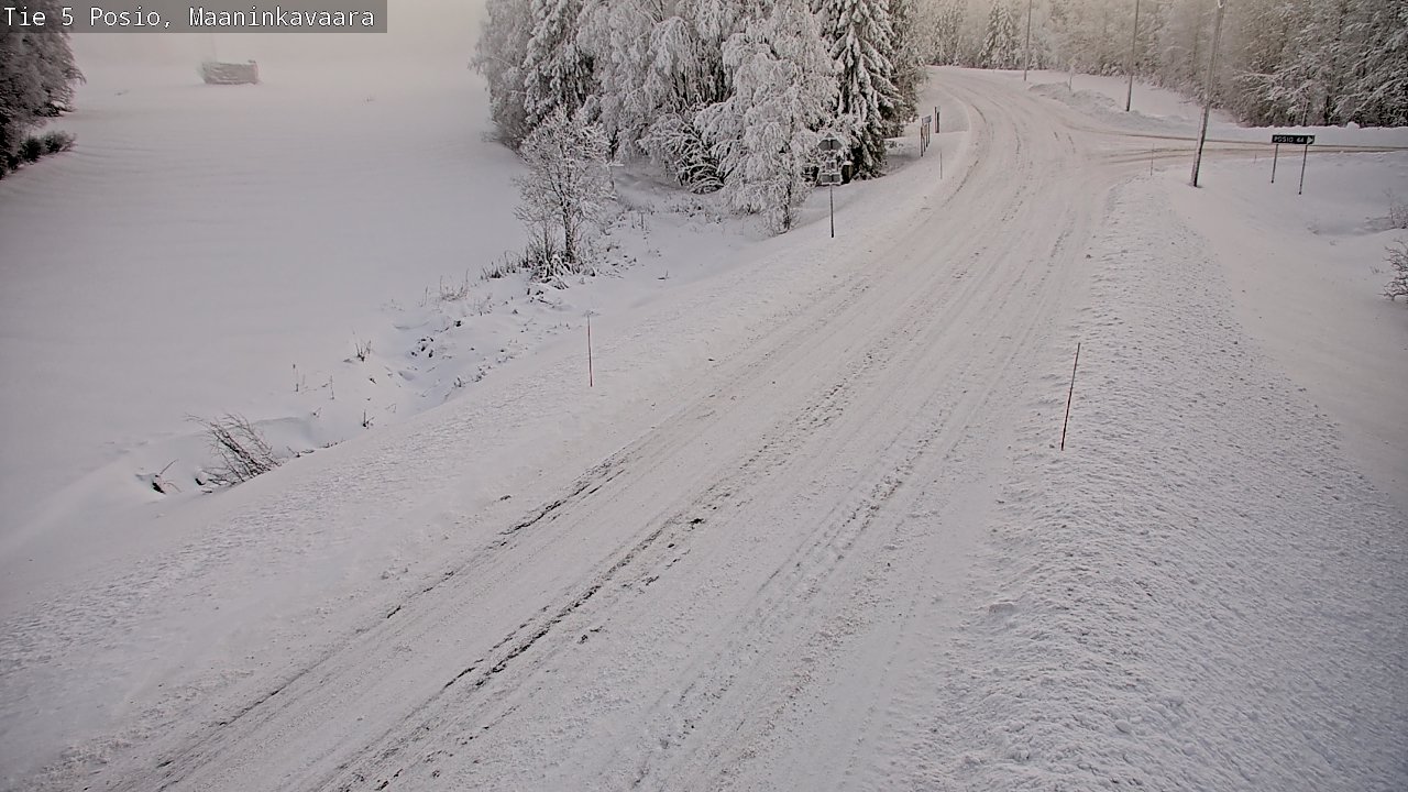 Weather Camera Image Road 5 Posio, Maaninkavaara, Posio, Lappi
