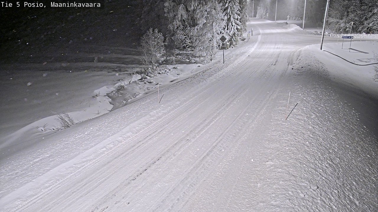 Weather Camera Image Road 5 Posio, Maaninkavaara, Posio, Lappi
