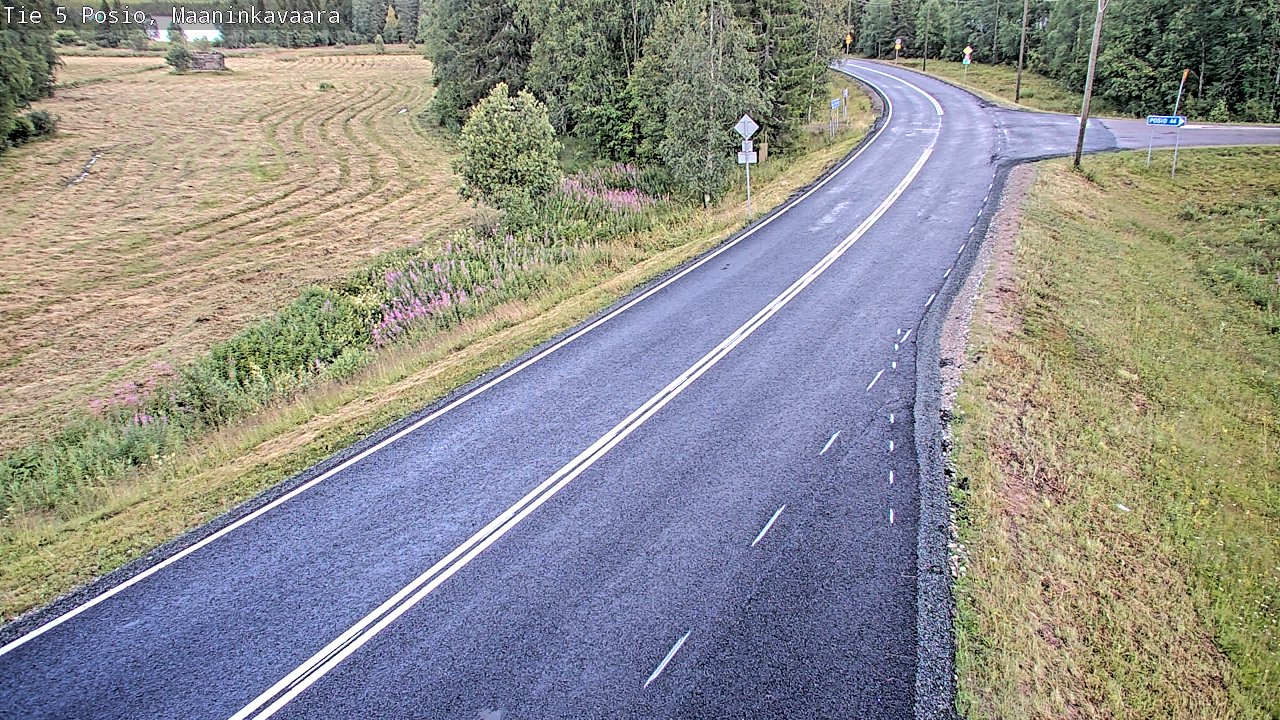 Kelikamerat Kuva Tie 5 Posio, Maaninkavaara, Posio, Lappi