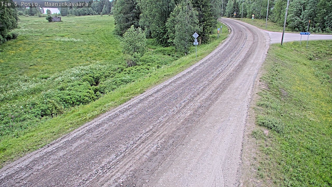 Kelikamerat Kuva Tie 5 Posio, Maaninkavaara, Posio, Lappi