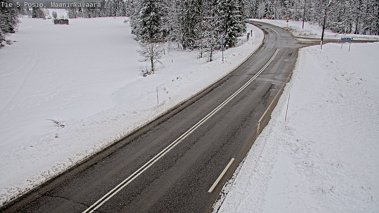 Kelikamerat Kuva Tie 5 Posio, Maaninkavaara, Posio, Lappi