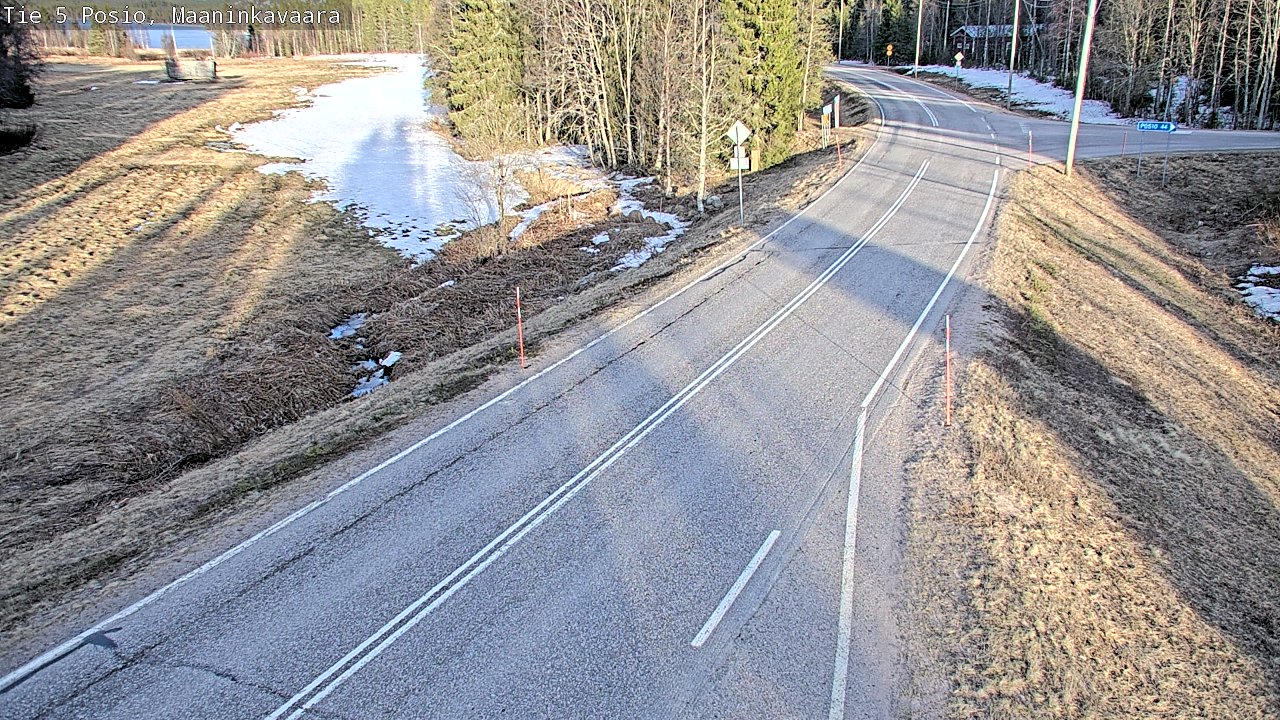 Weather Camera Image Väg 5 Posio, Maaninkavaara, Posio, Lappi