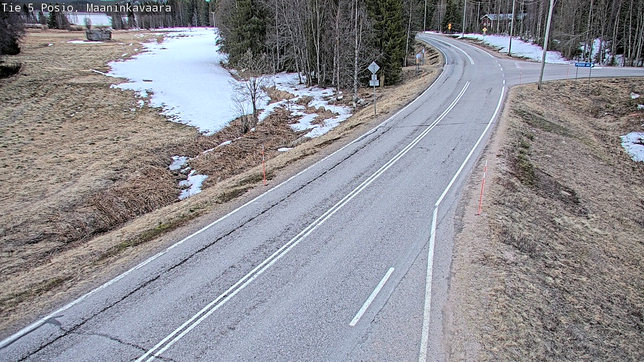 Kelikamerat Kuva Tie 5 Posio, Maaninkavaara, Posio, Lappi
