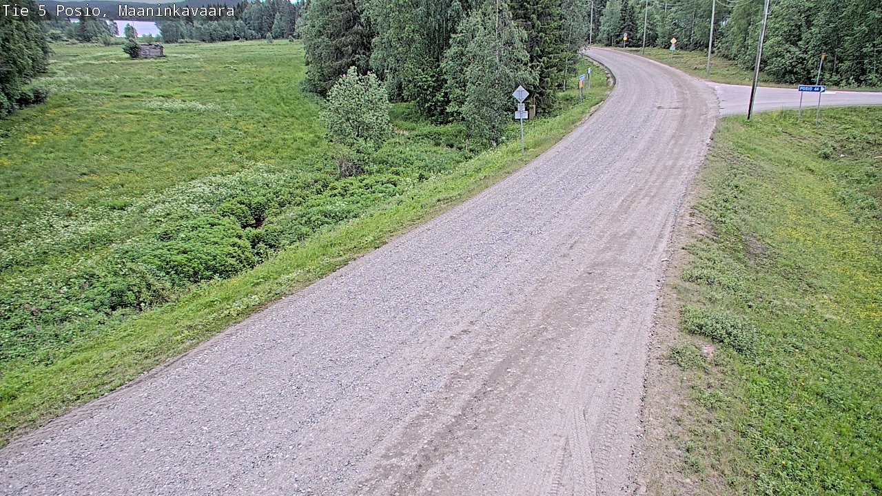 Kelikamerat Kuva Tie 5 Posio, Maaninkavaara, Posio, Lappi