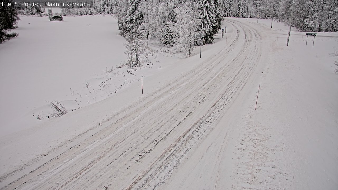 Kelikamerat Kuva Tie 5 Posio, Maaninkavaara, Posio, Lappi