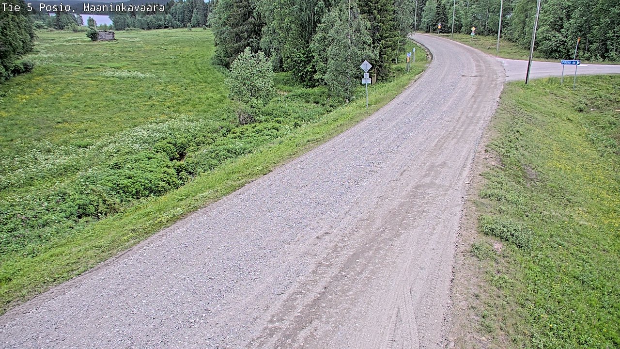 Kelikamerat Kuva Tie 5 Posio, Maaninkavaara, Posio, Lappi