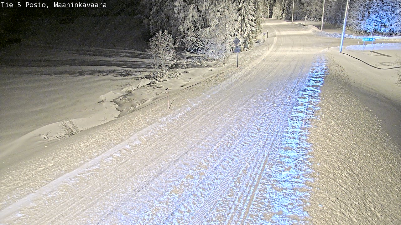 Weather Camera Image Road 5 Posio, Maaninkavaara, Posio, Lappi