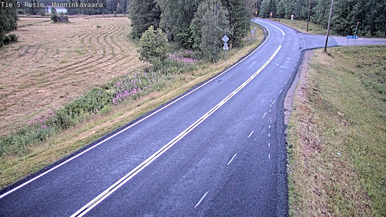 Kelikamerat Kuva Tie 5 Posio, Maaninkavaara, Posio, Lappi