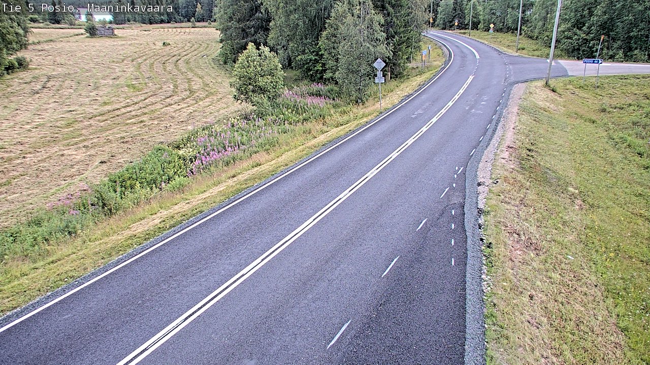 Kelikamerat Kuva Tie 5 Posio, Maaninkavaara, Posio, Lappi