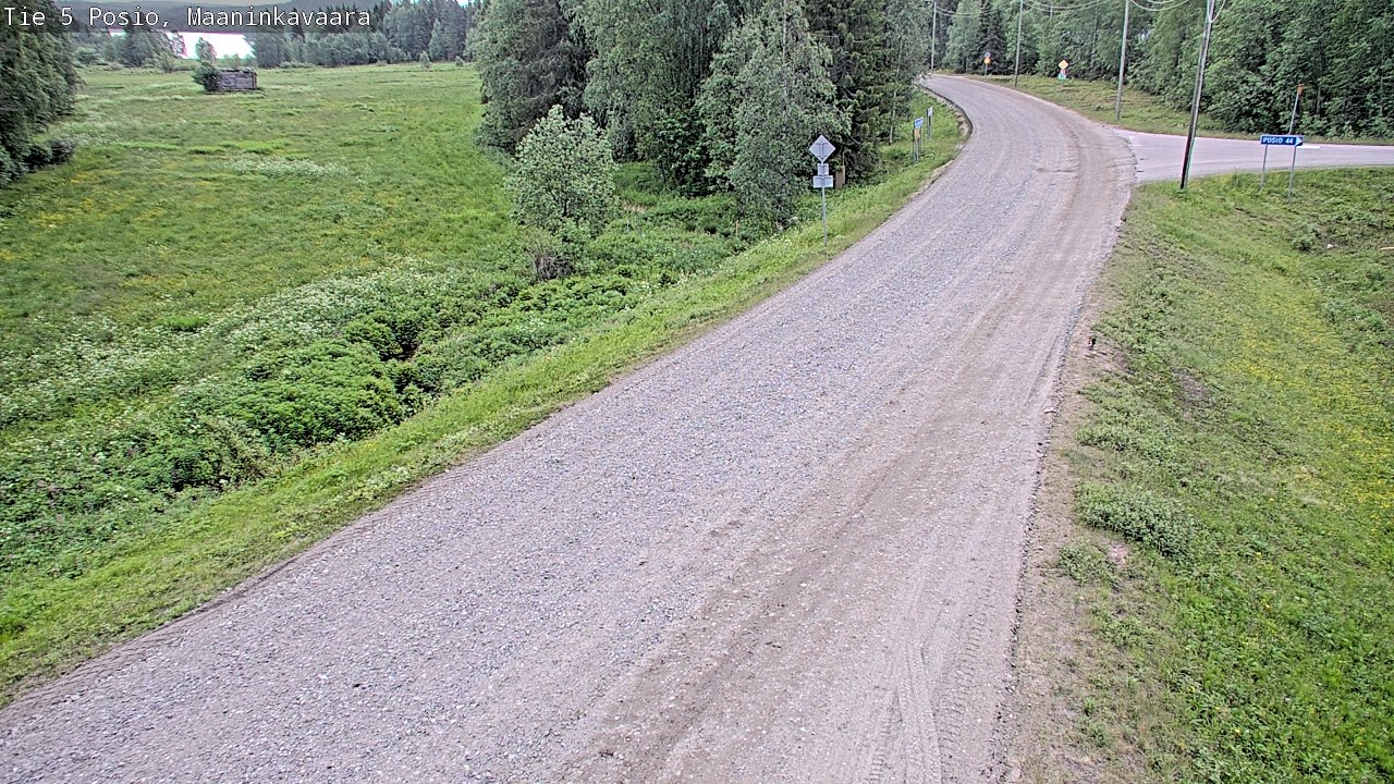 Kelikamerat Kuva Tie 5 Posio, Maaninkavaara, Posio, Lappi