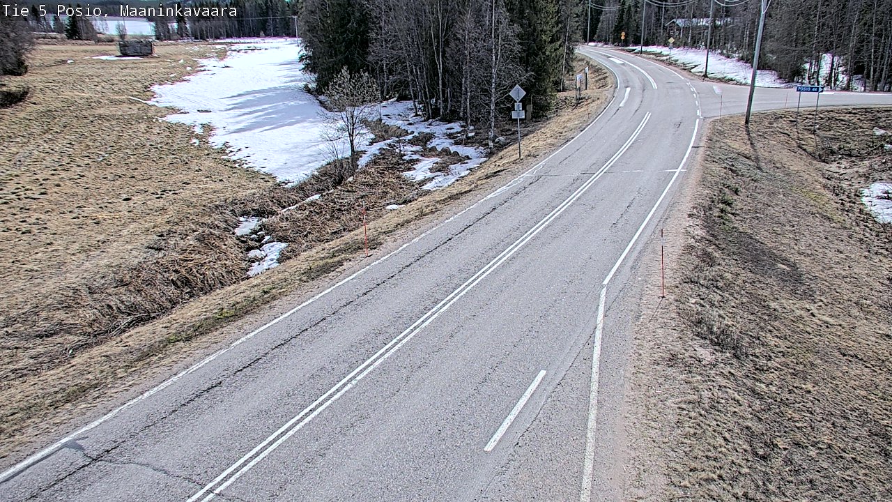 Kelikamerat Kuva Tie 5 Posio, Maaninkavaara, Posio, Lappi