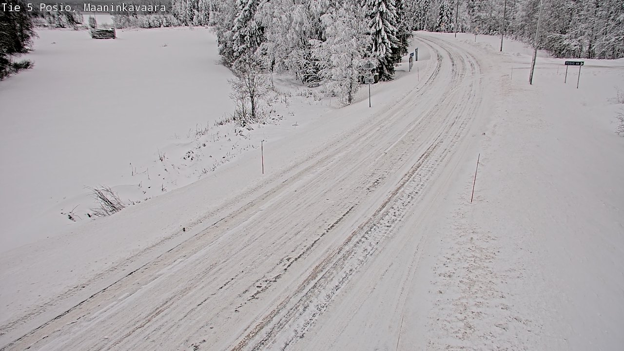 Kelikamerat Kuva Tie 5 Posio, Maaninkavaara, Posio, Lappi