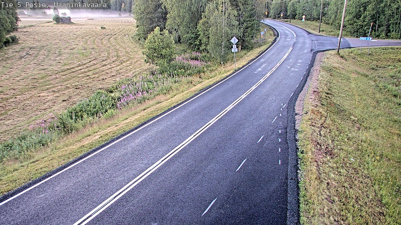 Kelikamerat Kuva Tie 5 Posio, Maaninkavaara, Posio, Lappi
