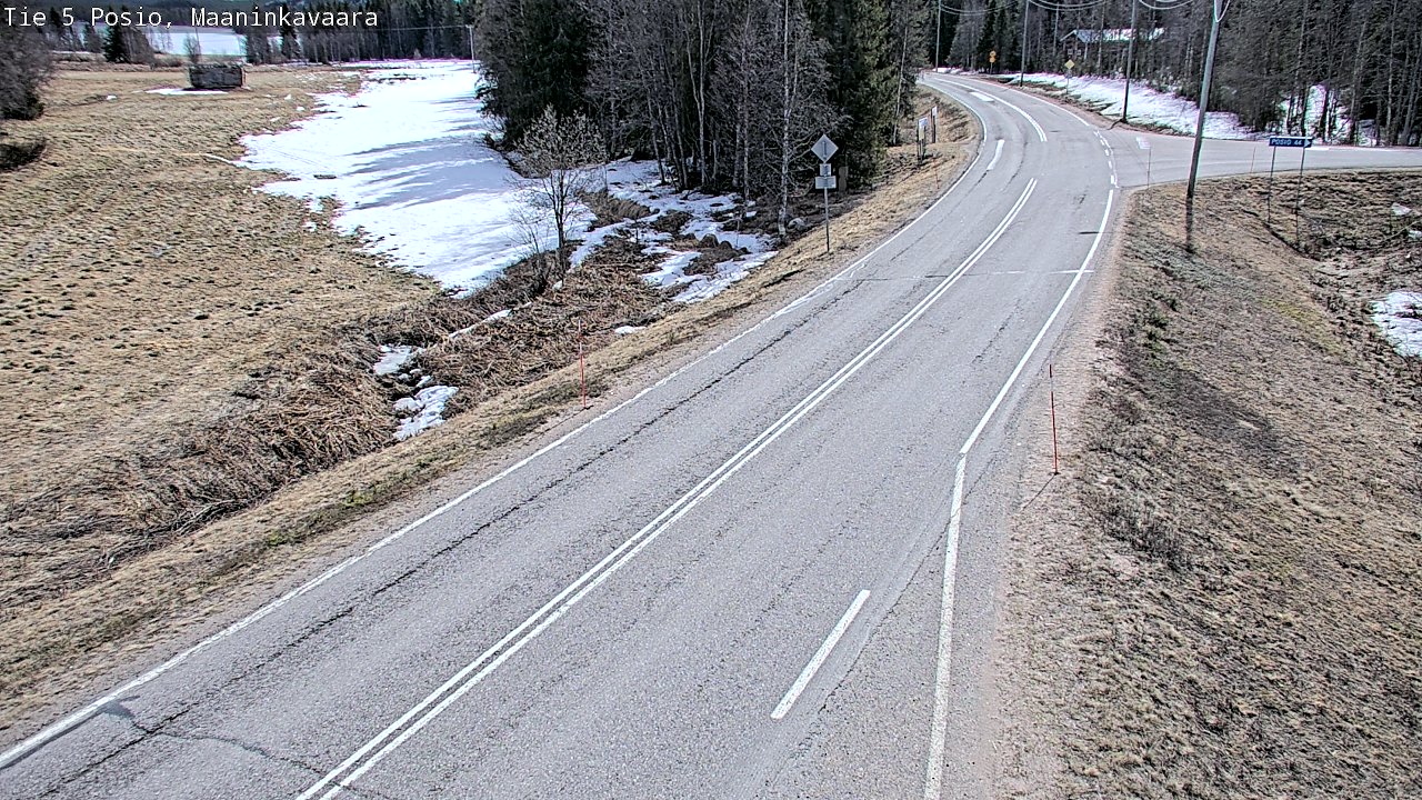 Kelikamerat Kuva Tie 5 Posio, Maaninkavaara, Posio, Lappi