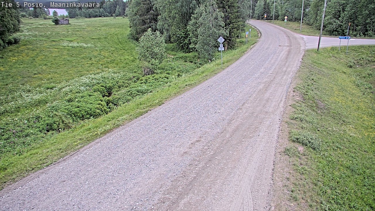 Kelikamerat Kuva Tie 5 Posio, Maaninkavaara, Posio, Lappi