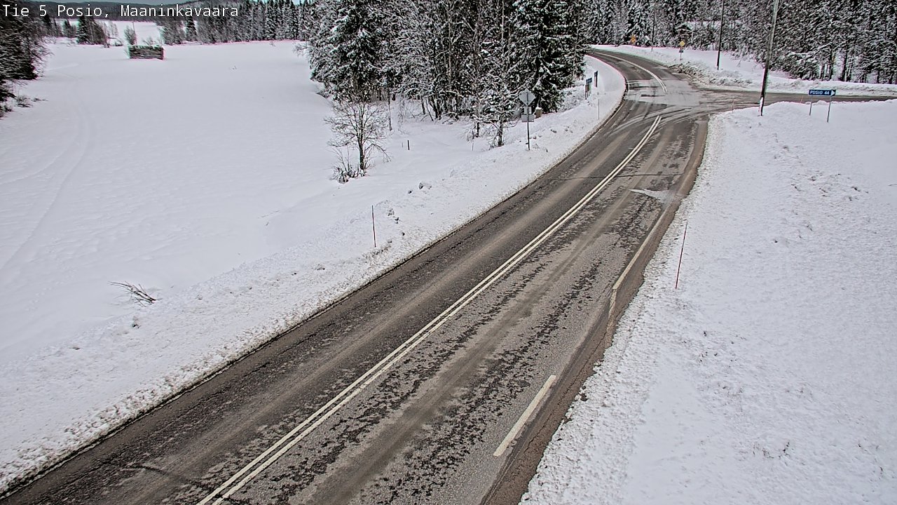 Weather Camera Image Road 5 Posio, Maaninkavaara, Posio, Lappi
