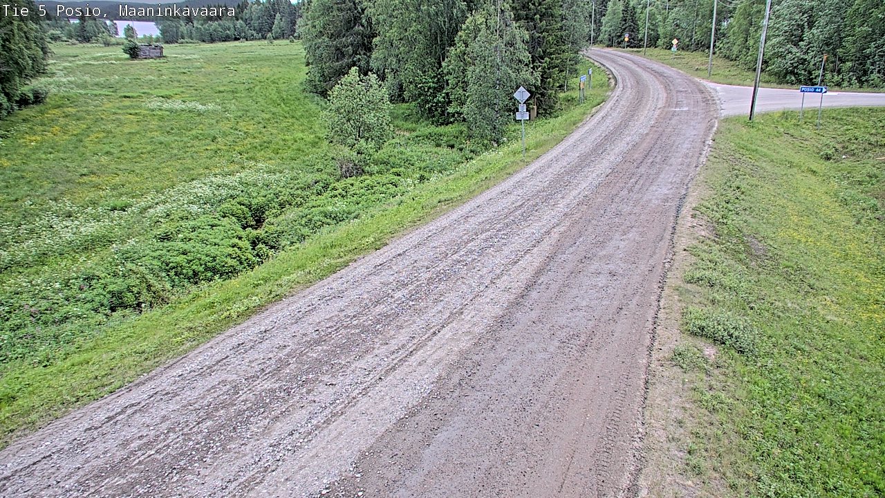 Weather Camera Image Road 5 Posio, Maaninkavaara, Posio, Lappi