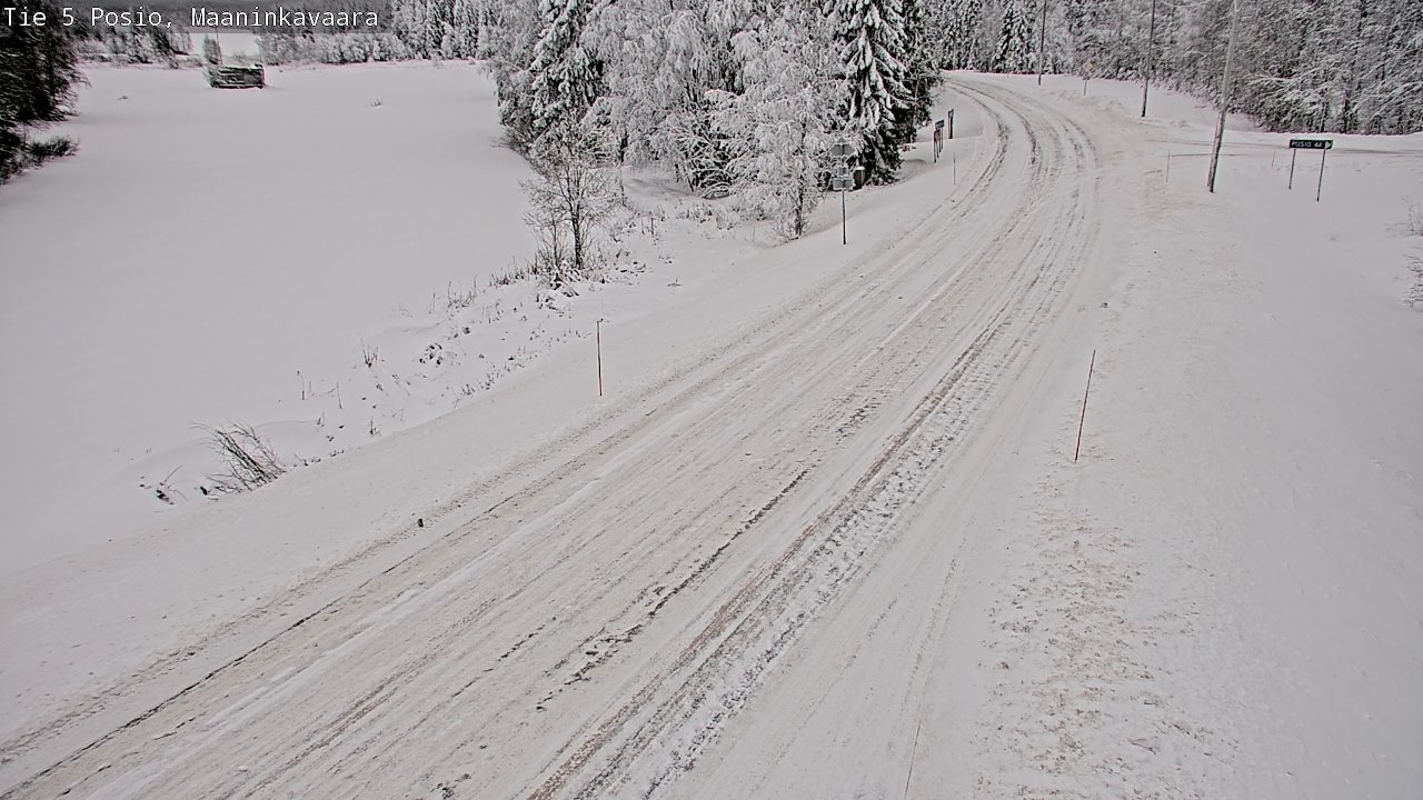 Kelikamerat Kuva Tie 5 Posio, Maaninkavaara, Posio, Lappi