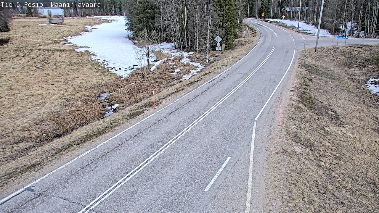 Kelikamerat Kuva Tie 5 Posio, Maaninkavaara, Posio, Lappi