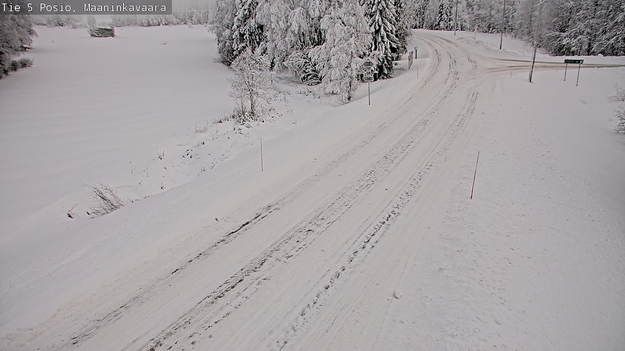 Weather Camera Image Road 5 Posio, Maaninkavaara, Posio, Lappi