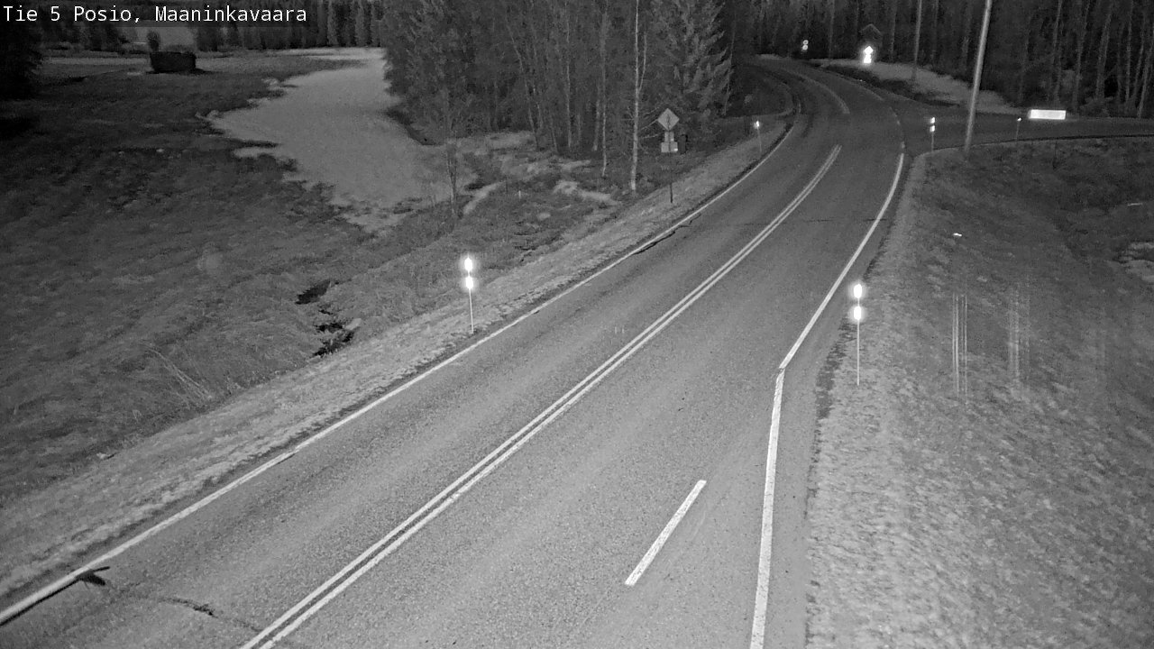 Weather Camera Image Väg 5 Posio, Maaninkavaara, Posio, Lappi