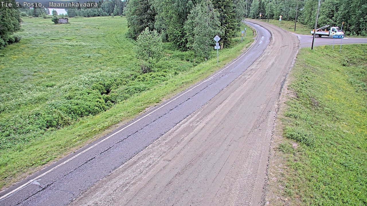 Kelikamerat Kuva Tie 5 Posio, Maaninkavaara, Posio, Lappi