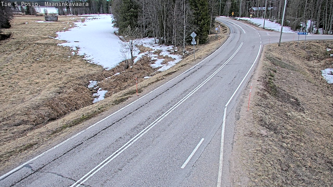 Kelikamerat Kuva Tie 5 Posio, Maaninkavaara, Posio, Lappi
