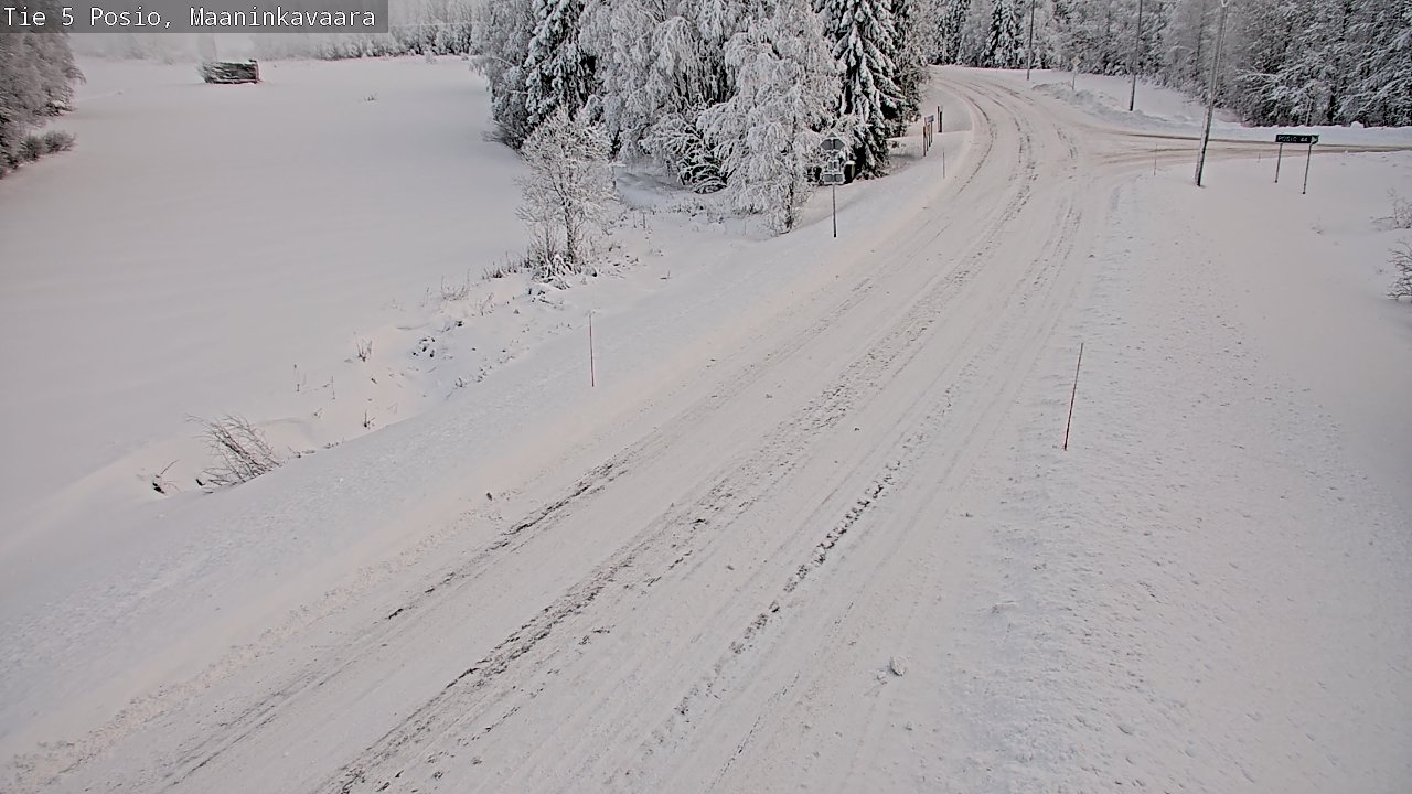 Weather Camera Image Road 5 Posio, Maaninkavaara, Posio, Lappi