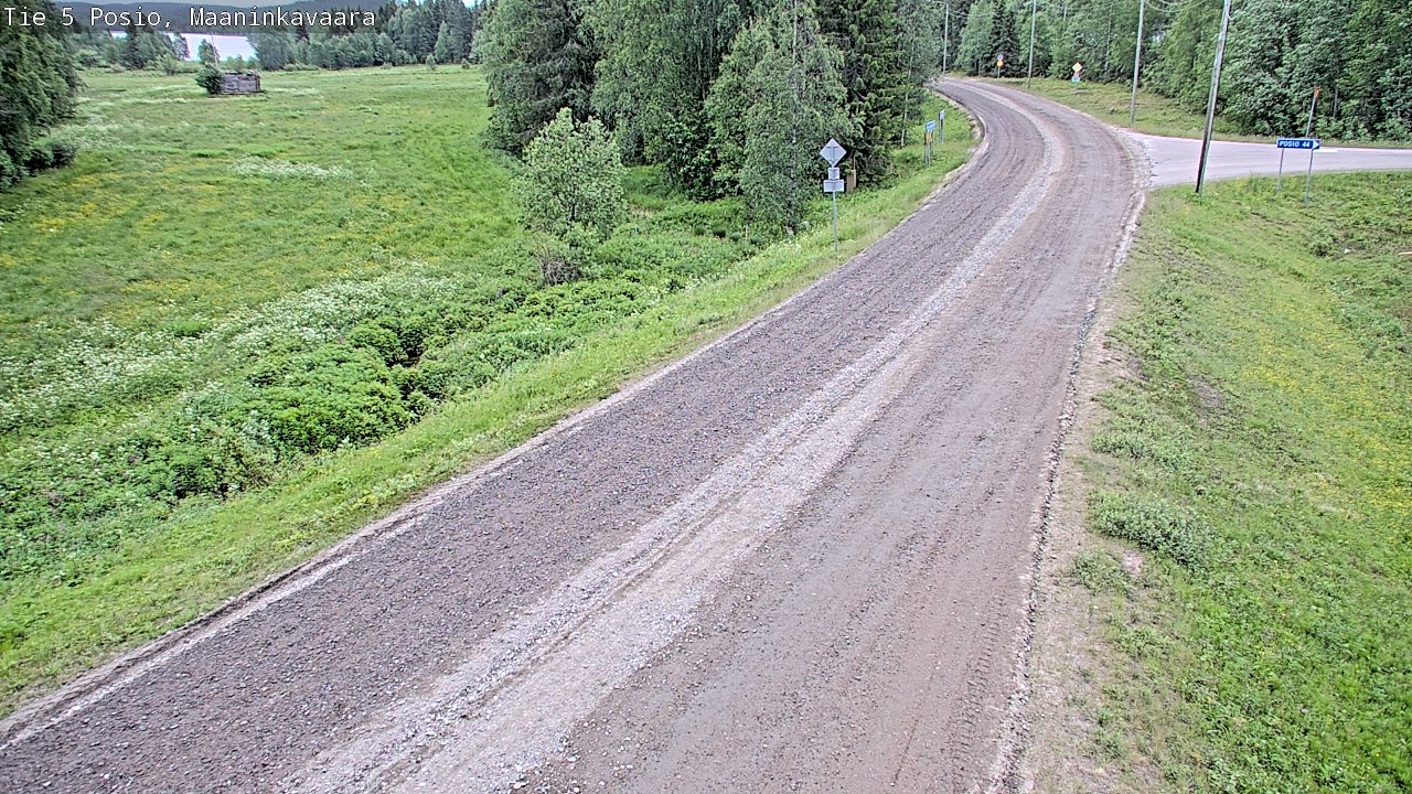 Weather Camera Image Road 5 Posio, Maaninkavaara, Posio, Lappi