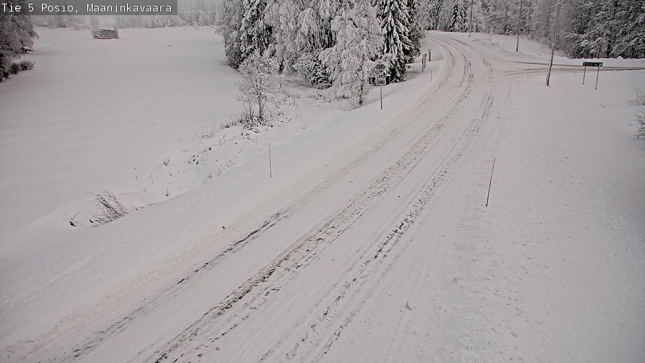 Weather Camera Image Road 5 Posio, Maaninkavaara, Posio, Lappi