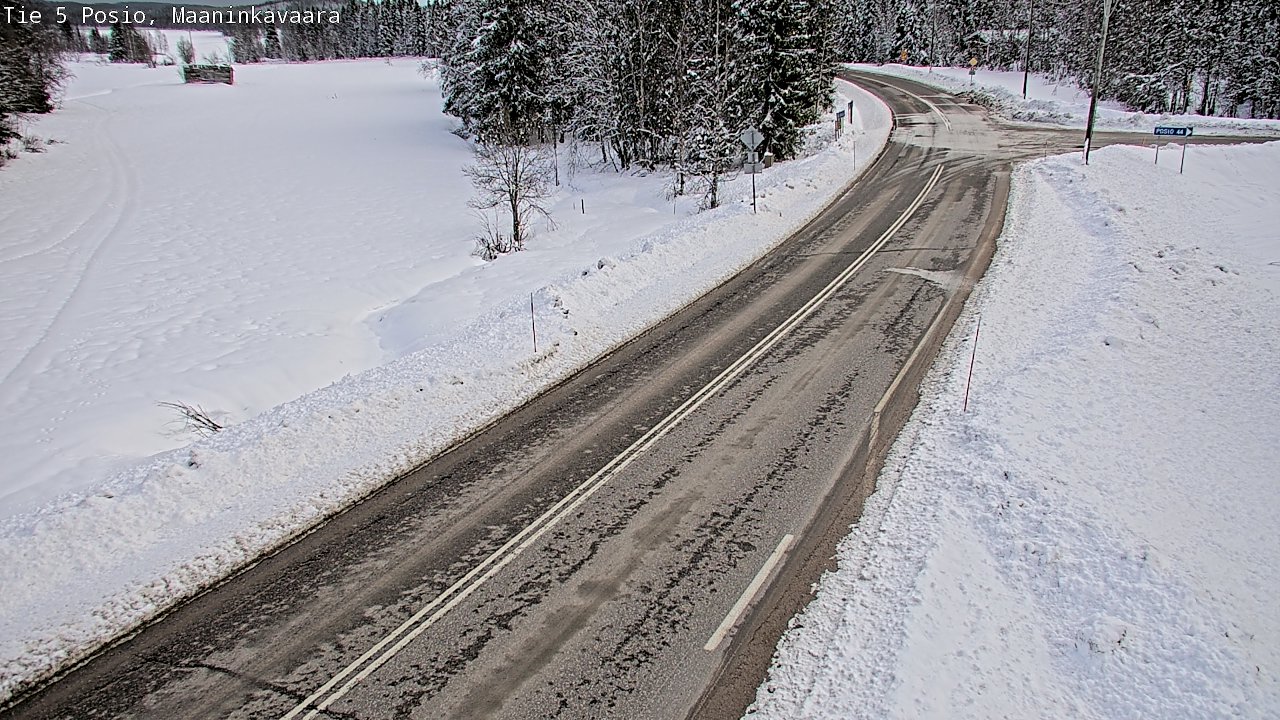 Weather Camera Image Road 5 Posio, Maaninkavaara, Posio, Lappi