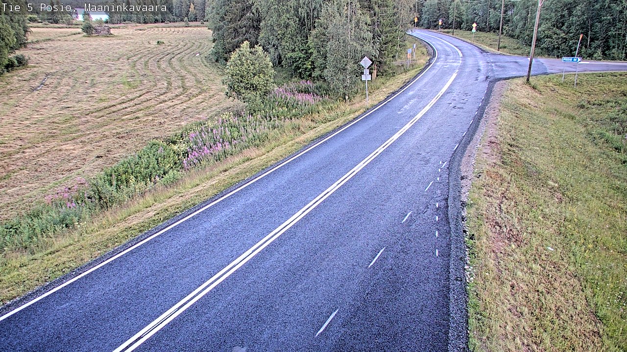 Kelikamerat Kuva Tie 5 Posio, Maaninkavaara, Posio, Lappi