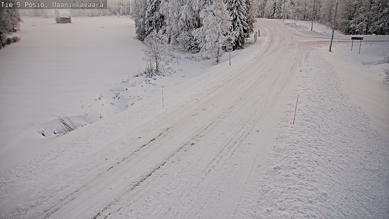 Weather Camera Image Road 5 Posio, Maaninkavaara, Posio, Lappi