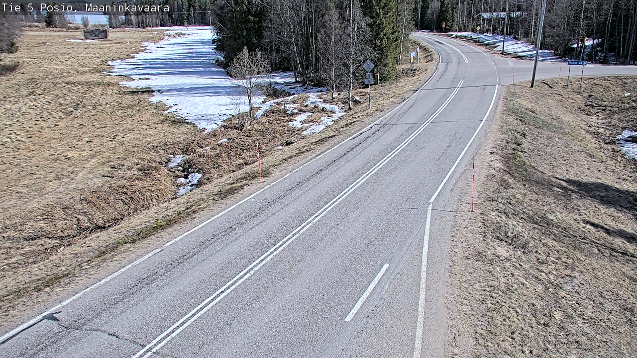Kelikamerat Kuva Tie 5 Posio, Maaninkavaara, Posio, Lappi
