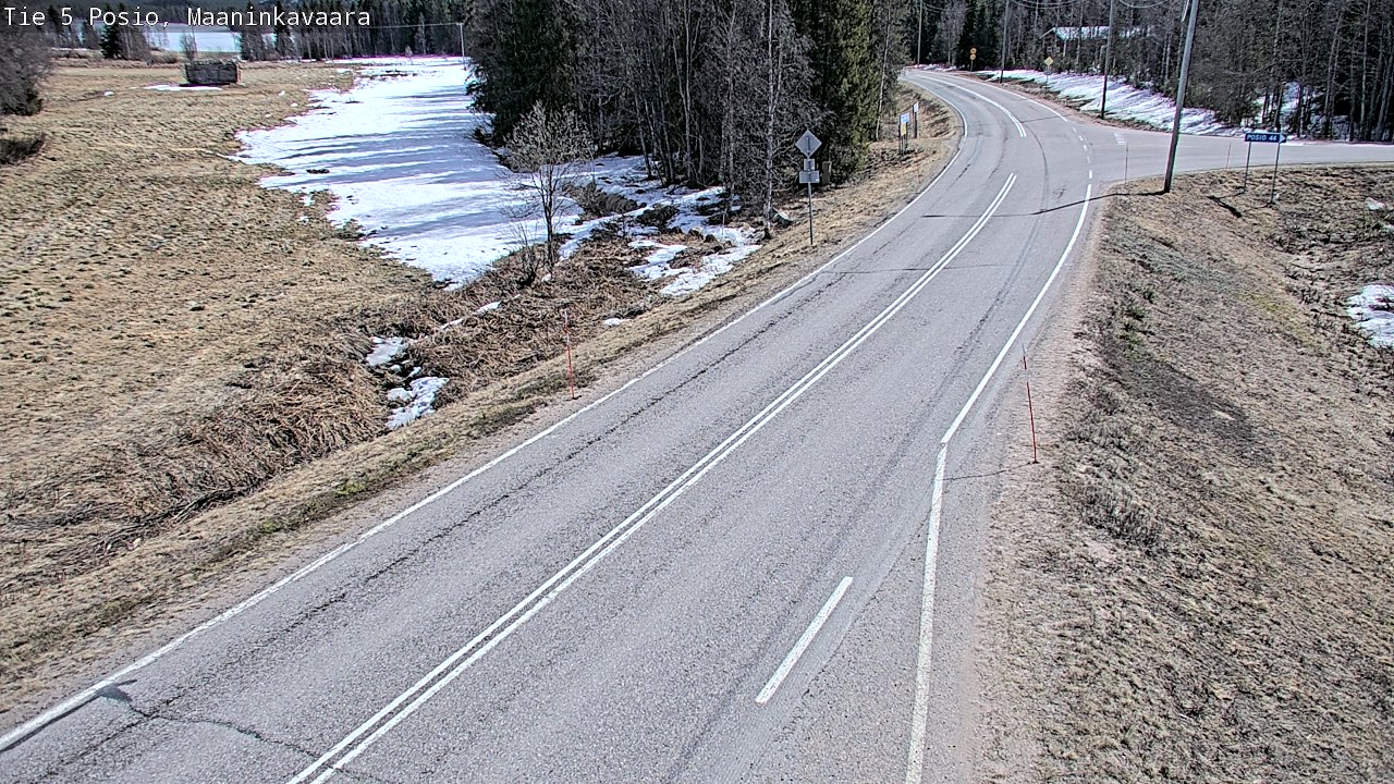 Kelikamerat Kuva Tie 5 Posio, Maaninkavaara, Posio, Lappi