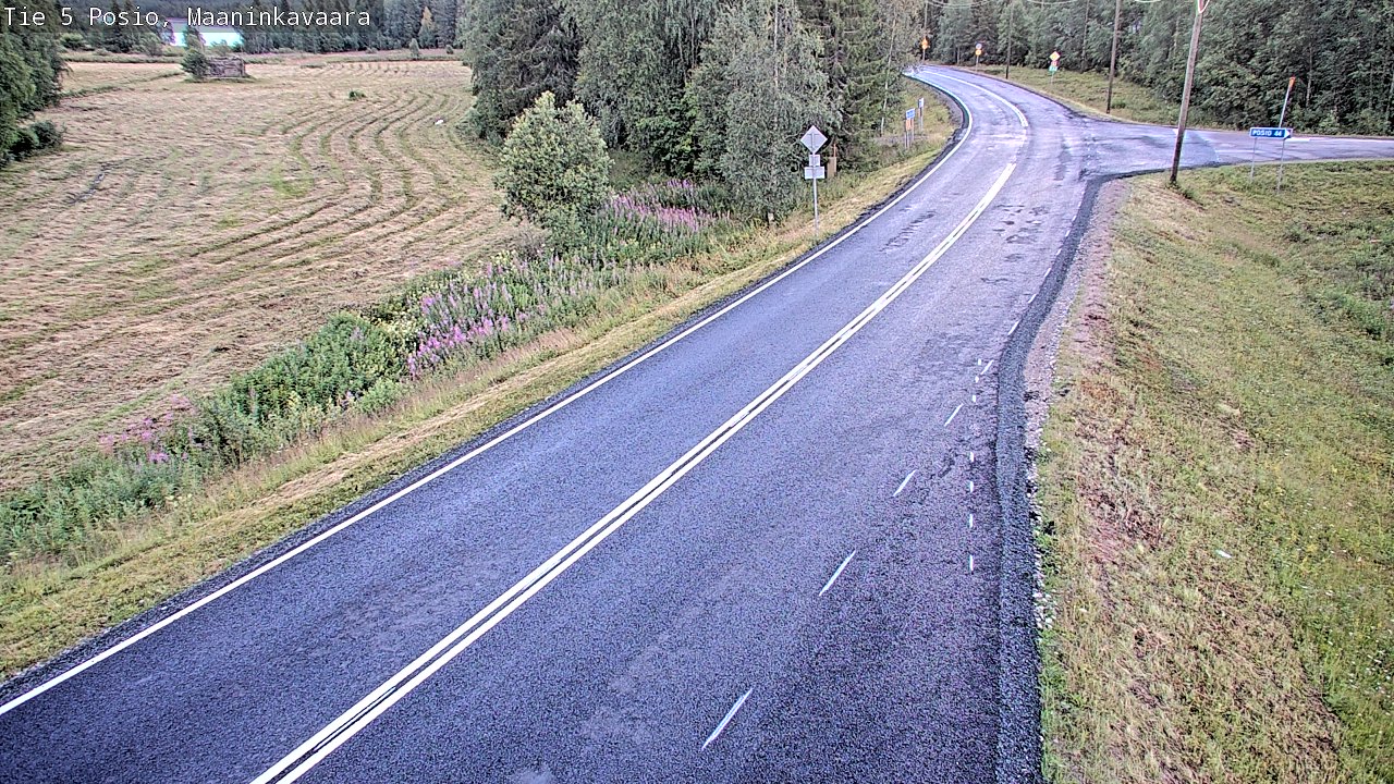 Kelikamerat Kuva Tie 5 Posio, Maaninkavaara, Posio, Lappi