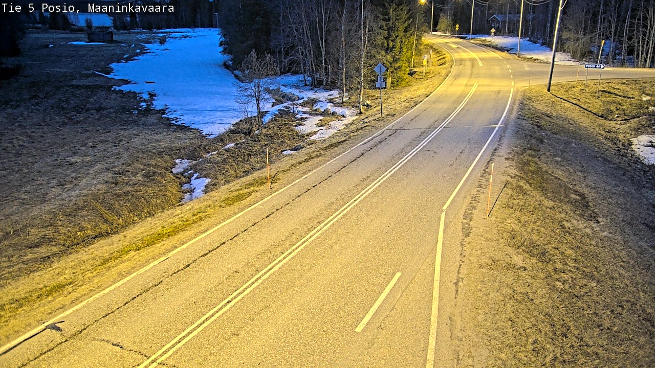 Kelikamerat Kuva Tie 5 Posio, Maaninkavaara, Posio, Lappi