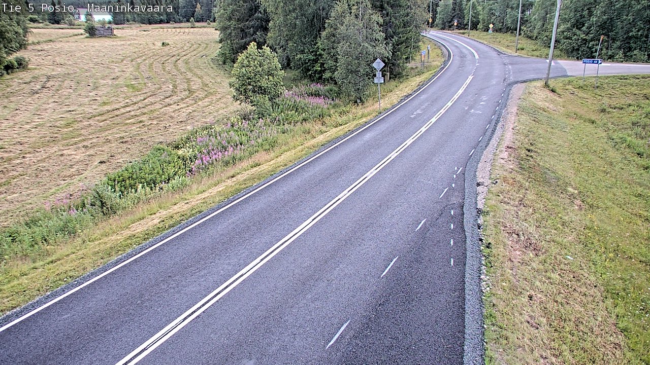 Kelikamerat Kuva Tie 5 Posio, Maaninkavaara, Posio, Lappi