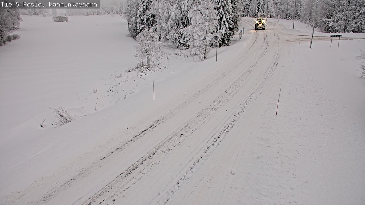 Weather Camera Image Road 5 Posio, Maaninkavaara, Posio, Lappi