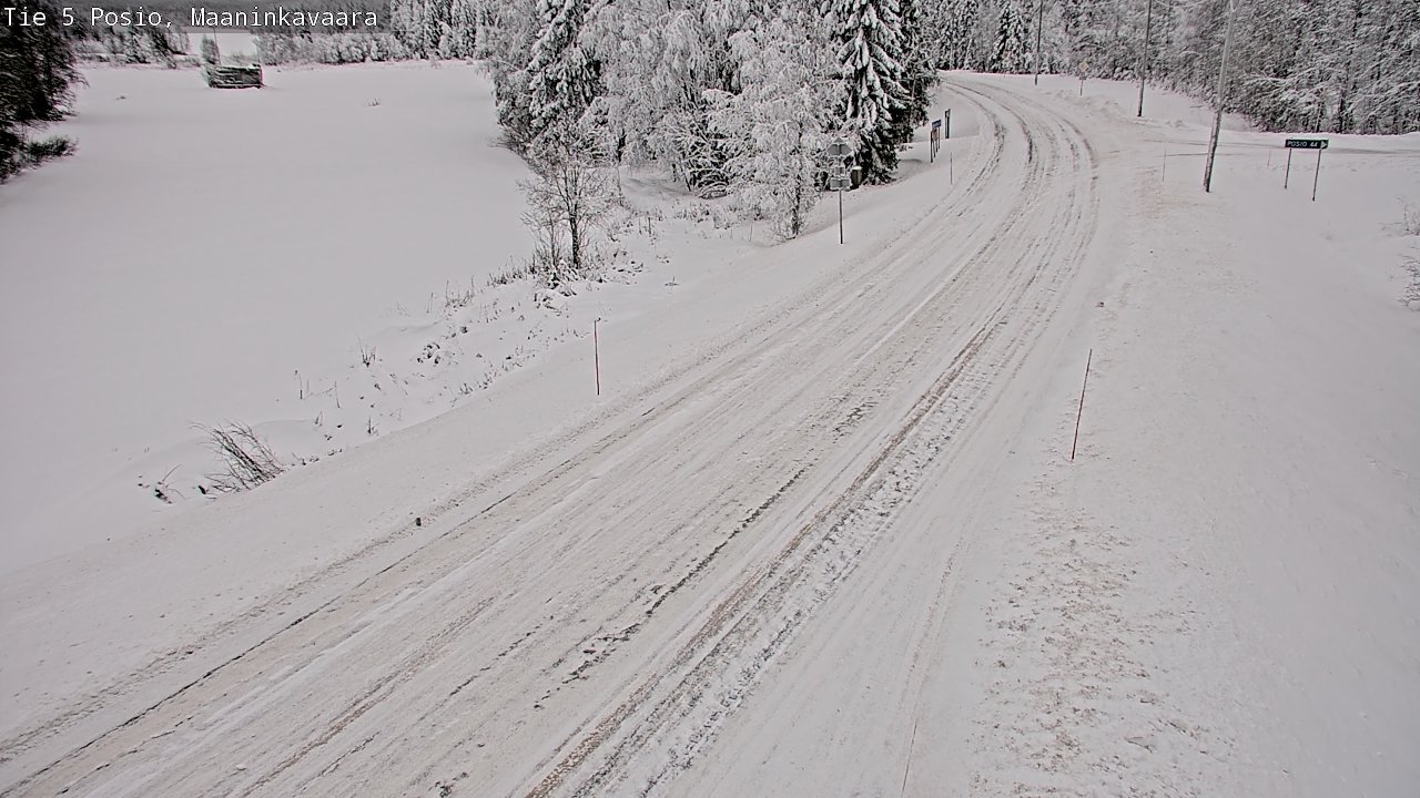 Kelikamerat Kuva Tie 5 Posio, Maaninkavaara, Posio, Lappi