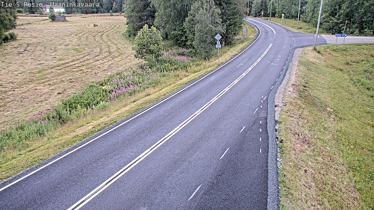 Kelikamerat Kuva Tie 5 Posio, Maaninkavaara, Posio, Lappi