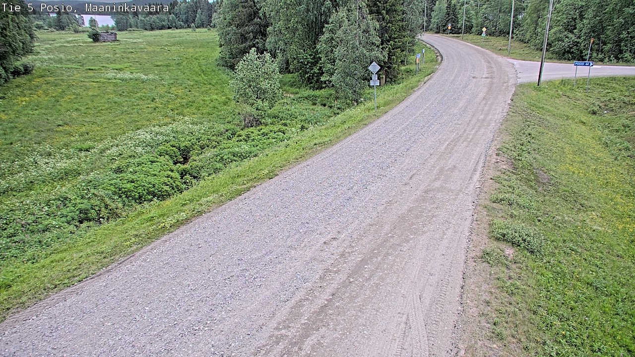 Kelikamerat Kuva Tie 5 Posio, Maaninkavaara, Posio, Lappi
