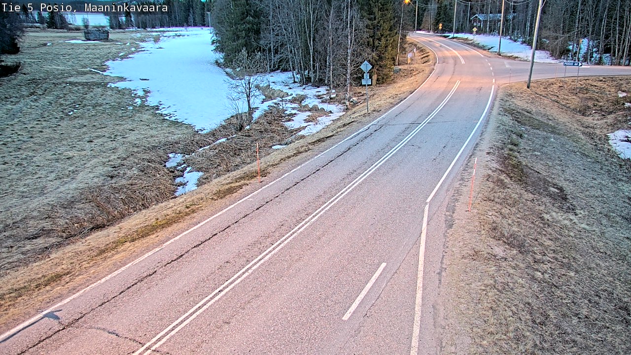 Kelikamerat Kuva Tie 5 Posio, Maaninkavaara, Posio, Lappi