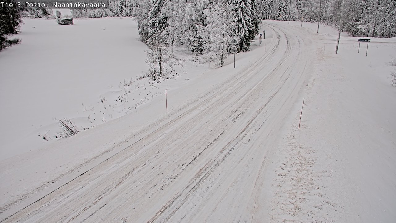 Kelikamerat Kuva Tie 5 Posio, Maaninkavaara, Posio, Lappi